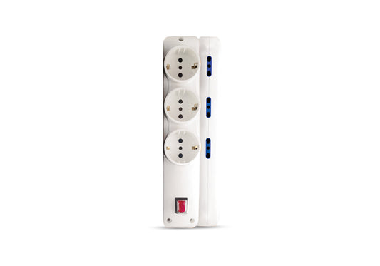 9 SOCKETS -white