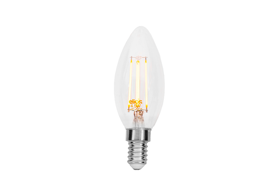 Filament LED Candle 4.5W Warm Light 3000 Kelvin E14