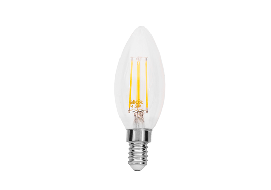 Filament LED Candle 4.5W Warm Light 3000 Kelvin E14