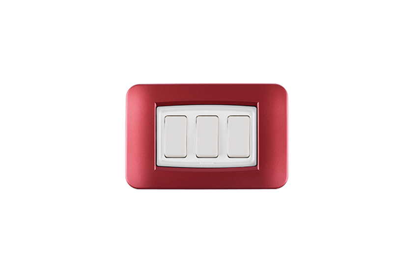 Round Cover Plates-red